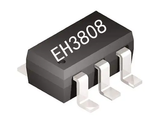 SOT23-6電子開關芯片EH3808長按3秒延時六角開關電源芯片超低功耗